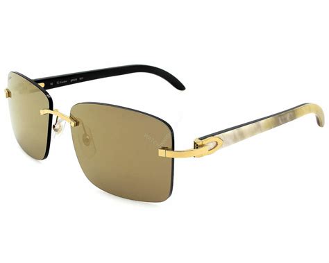 replica cartier buffalo sunglasses|cartier white buffalo horn sunglasses.